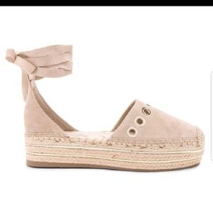 Donating 2/15 lace up flatform espadrille shoes